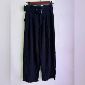 Free People High Waisted Linen Trouser